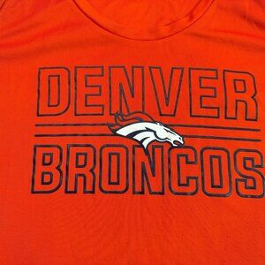 NFL Team Apparel Women's Shirt Orange.  Size Large.  Denver Broncos Football.  L